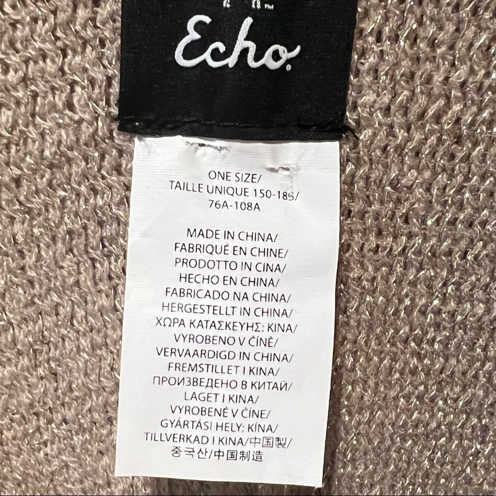 Echo, Blush Color, Open Front Poncho, One Size Wi… - image 3